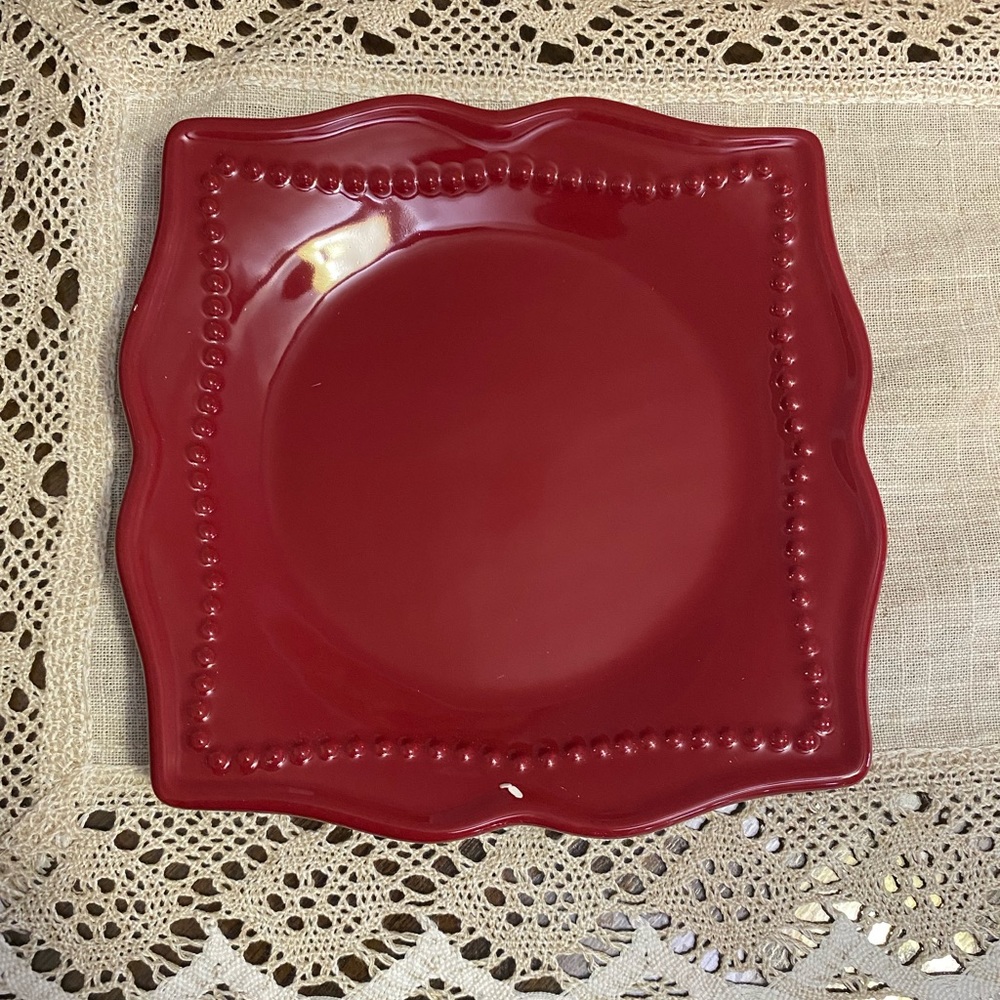 Berry Square dessert plates Princess house